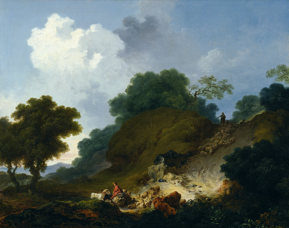 photo:Jean-Honoré Fragonard
Landscape with Shepherds and Flock of Sheep